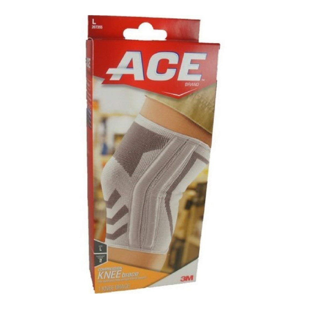 Ace Brand Plus Knee Brace / Support With Stabilize, Large, 1 Ea